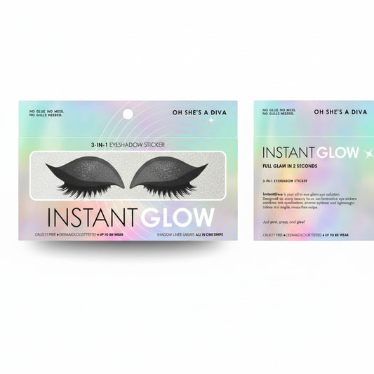 3-in-1 Eyeshadow Sticker - Grey