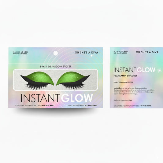 3-in-1 Eyeshadow Sticker - Green