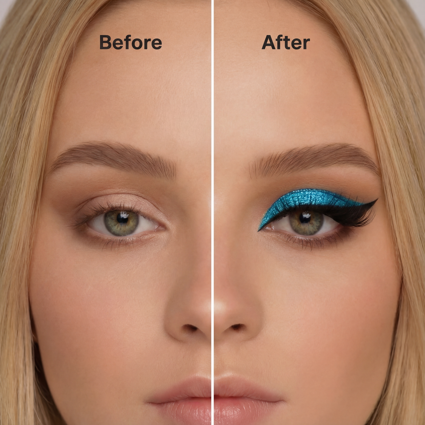 3-in-1 Eyeshadow Sticker - Blue