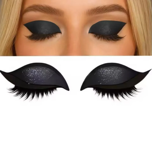 3-in-1 Eyeshadow Sticker - Black