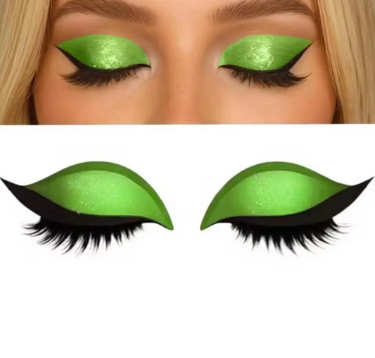 3-in-1 Eyeshadow Sticker - Green