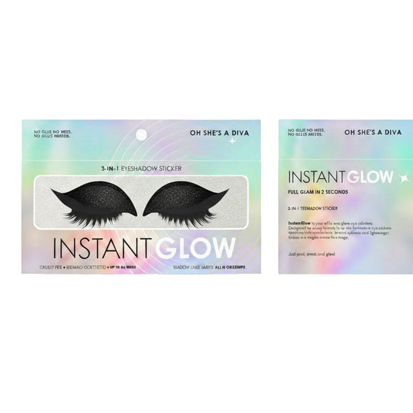 3-in-1 Eyeshadow Sticker - Black
