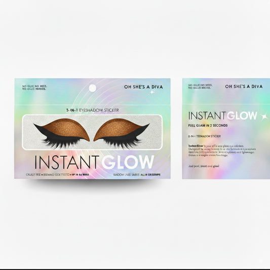 3-in-1 Eyeshadow Sticker - Brown