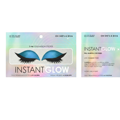3-in-1 Eyeshadow Sticker - Blue