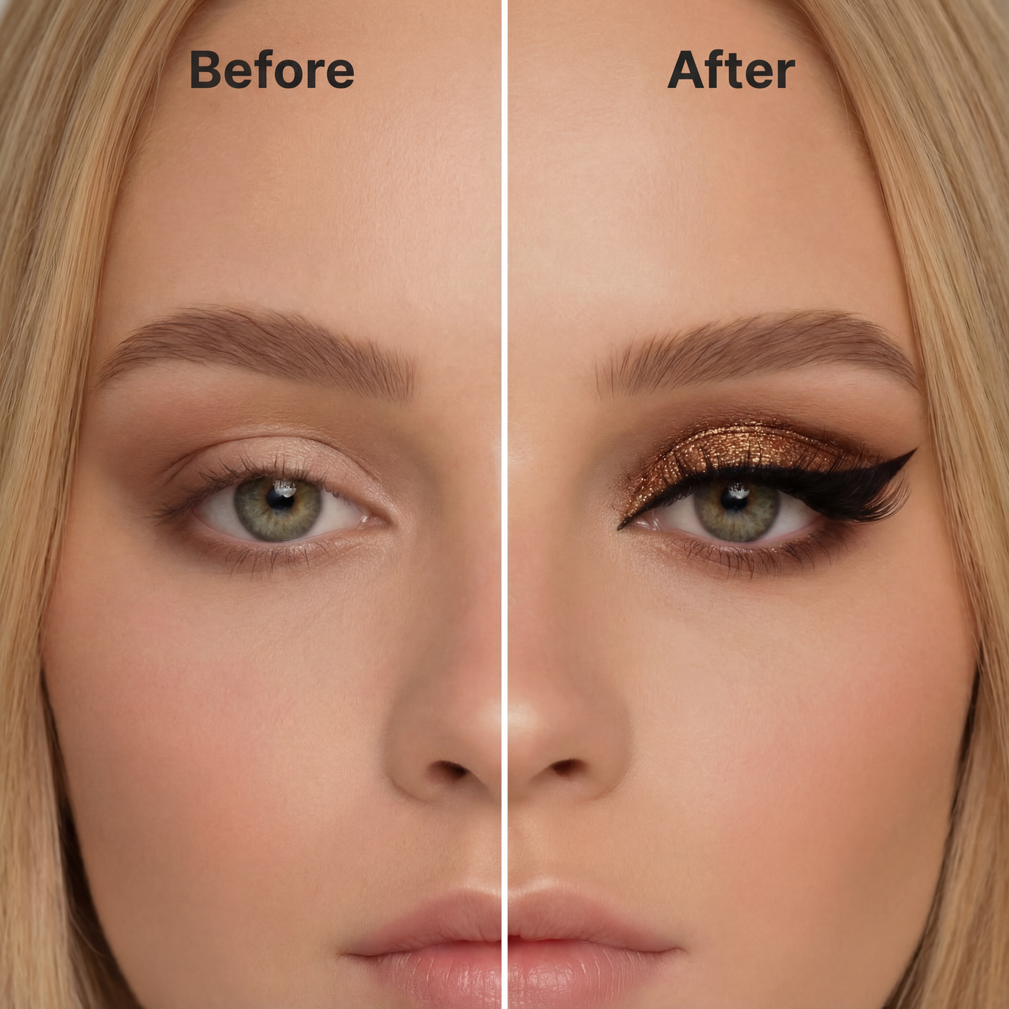 3-in-1 Eyeshadow Sticker - Brown