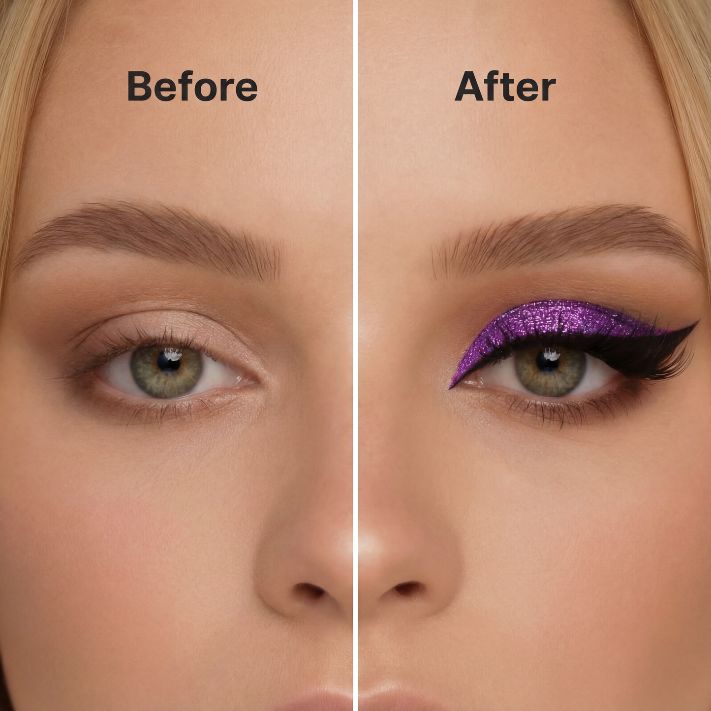 3-in-1 Eyeshadow Sticker - Purple
