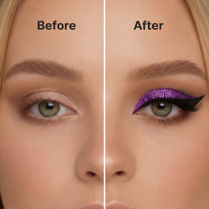 3-in-1 Eyeshadow Sticker - Purple