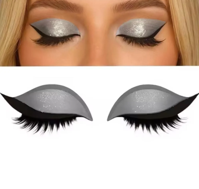 3-in-1 Eyeshadow Sticker - Grey