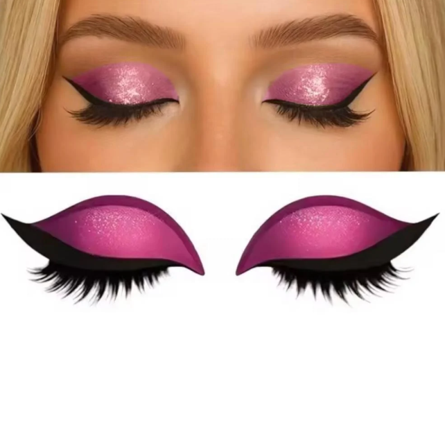 3-in-1 Eyeshadow Sticker - Pink